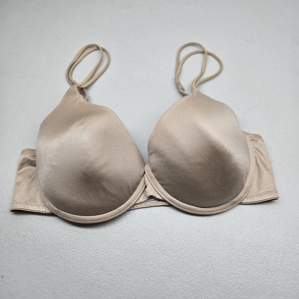 Victoria's Secret Women Bra 34D Beige Very Sexy Push Up Underwired READ